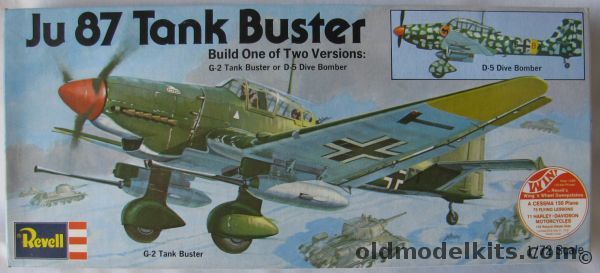 Revell 1/72 Junkers Ju-87G2 or Ju-87D-5 Stuka, H142 plastic model kit